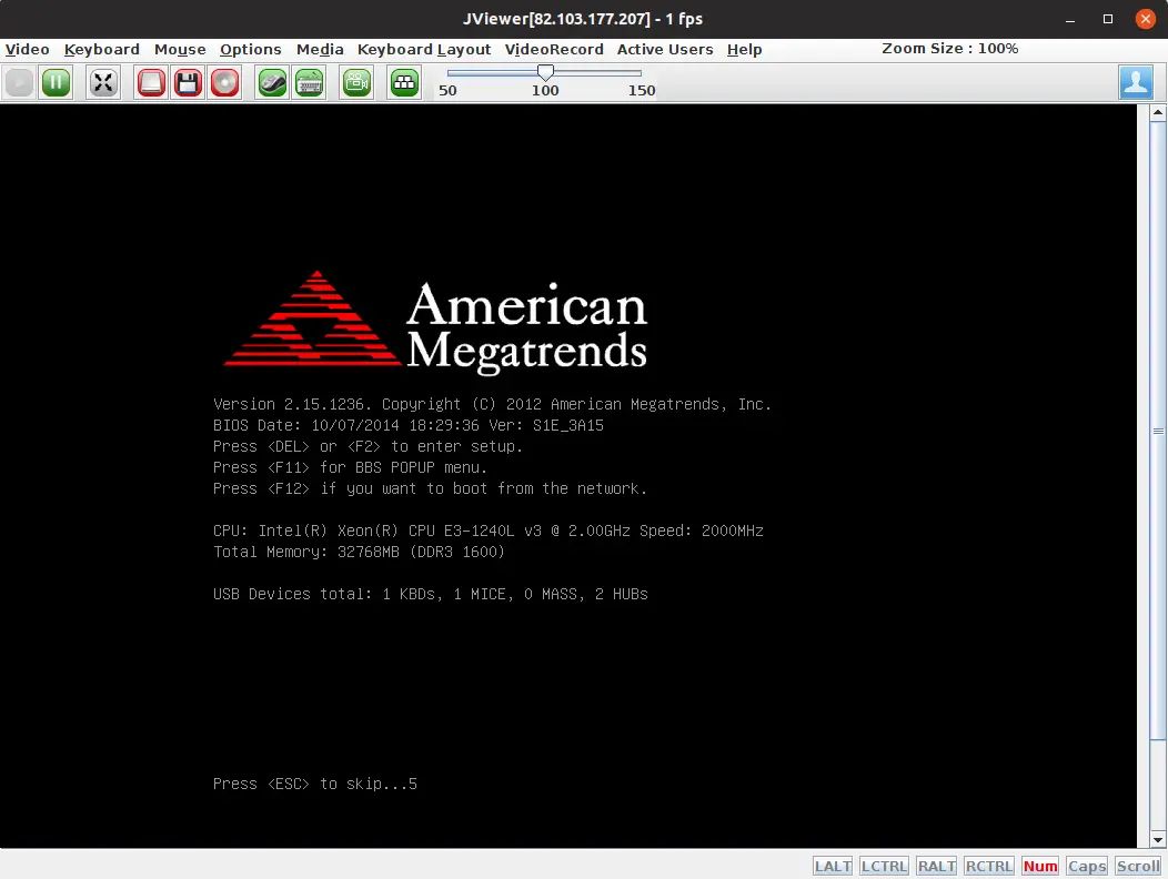 for remote server control