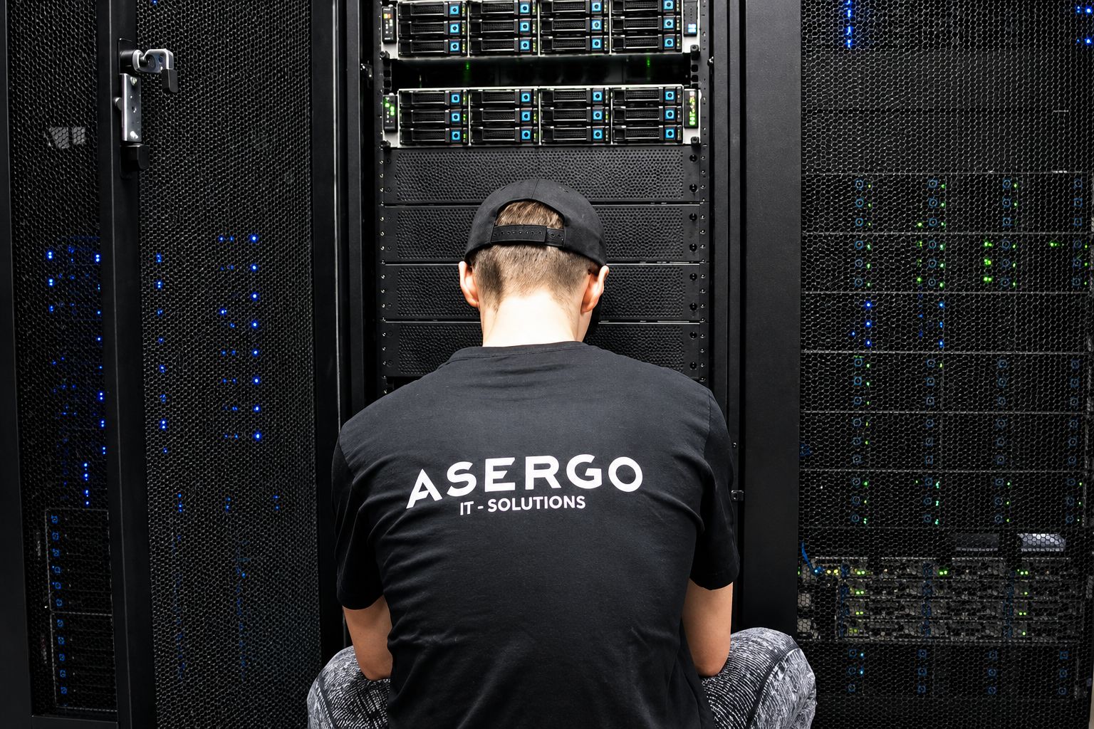 Asergo engineering team at work